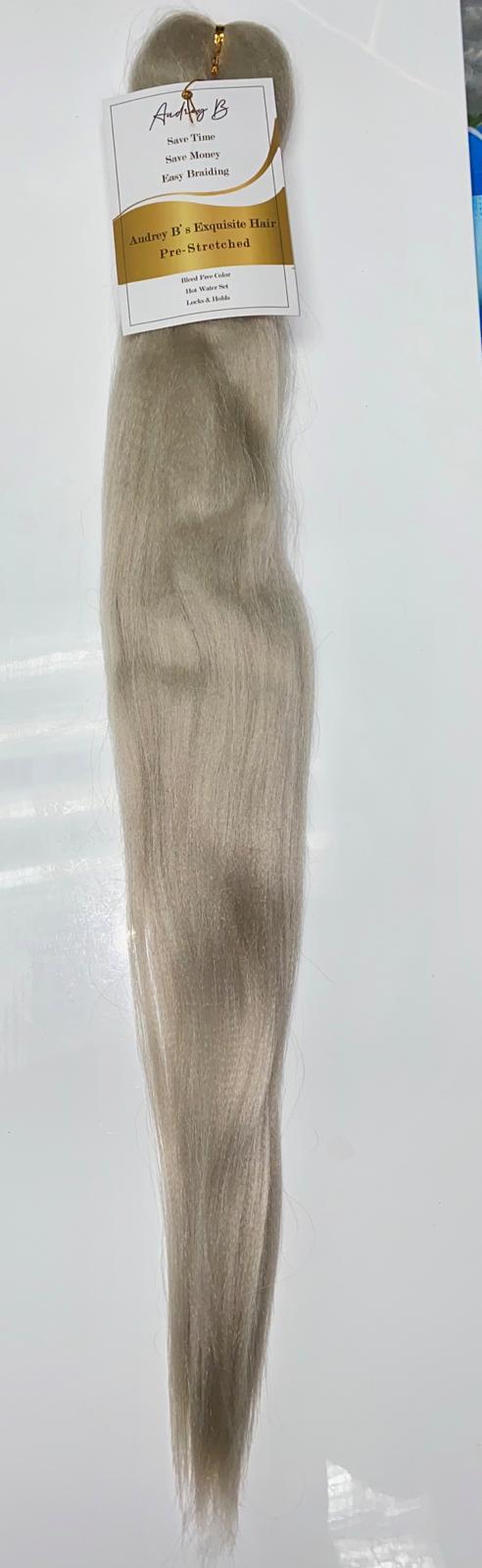 Silver Pre-stretched Braiding hair
