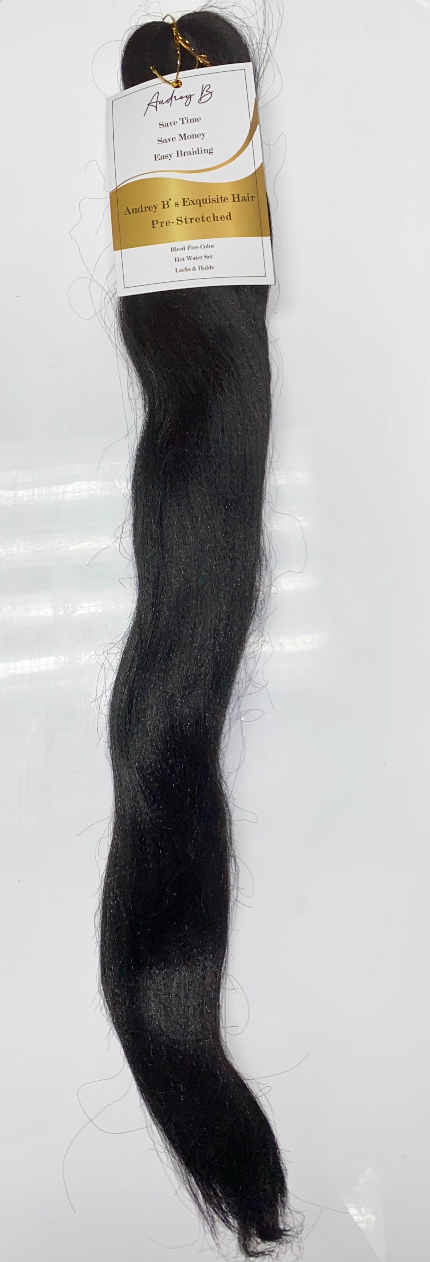 Black Pre-stretched Braiding hair
